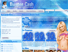 Tablet Screenshot of bustercash.com